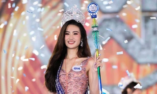 Nhan sắc nữ sinh Bình Định sở hữu chiều cao ‘khủng’ vừa đăng quang 'Miss World Việt Nam 2023'