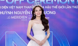 Phản ứng bất ngờ của Huỳnh Nguyễn Mai Phương khi được ví von là 'người đẹp đi thi quốc tế lận đận nhất giới Hoa hậu'