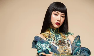 Netizen ngỡ ngàng trước nhan sắc 'khác lạ' của Á hậu Quốc tế Thúy Vân, vừa lấn sân ca hát