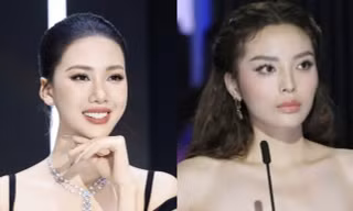 Trước màn ứng xử khó hiểu của Kỳ Duyên, Hoa hậu Bùi Quỳnh Hoa có động thái tinh tế hỗ trợ đàn chị