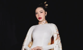 Giữa dàn 'mỹ nhân’, Minh Tú bất ngờ diện lại bộ áo dài đặc biệt này, nhận được nhiều chú ý của V-net