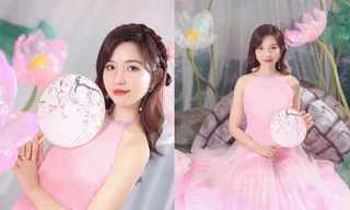 Nhan sắc dịu dàng của nàng Á khôi Mivi Diễm Anh khi hóa thành Hằng Nga mùa Trung Thu năm nay