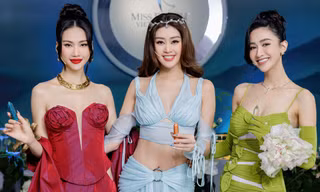 Hoa hậu Khánh Vân, Hà Thu và siêu mẫu Bùi Quỳnh Hoa 'cực gắt' khi 'đối đầu' nhau vì điều này