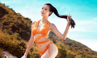 Nhan sắc nữ sinh viên cao 1m85 đại diện Việt Nam tại 'Miss Intercontinental'