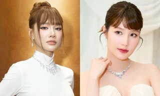 Diễm My 9X sang trọng chuẩn dâu hào môn 'đọ sắc' với 'mẹ bỉm hot nhất nhì V-biz' Nhã Phương