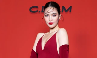 Siêu mẫu Lan Khuê khoe dáng 'cực cháy' trên thảm đỏ bên dàn 'sao' Việt đình đám