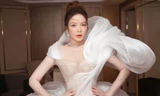 Lý Nhã Kỳ bất ngờ diện áo cưới 'xin vía' Hồ Ngọc Hà, Thanh Hằng để sớm cưới chồng