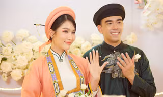 Toàn cảnh đám cưới toàn ‘mỹ nhân’ đình đám V-biz của Á hậu Phương Anh cùng chồng doanh nhân