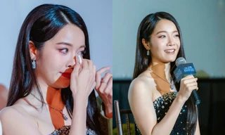 Netizen 'sốc' khi thấy nữ diễn viên xinh đẹp này bật khóc tuyên bố hết làm 'bé ba màn ảnh'