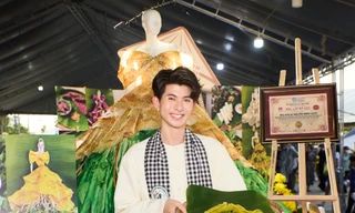 ‘Nhà thiết kế của những kỷ lục Việt Nam’ Nguyễn Minh Công lại gây ‘chấn động’ dân mạng với chiếc váy bánh xèo