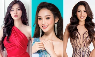 Khán giả 'xuýt xoa' trước nhan sắc 'đỉnh' của dàn nữ sinh sở hữu chiều cao ‘khủng’ đi thi Hoa hậu