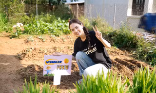 Vượt gần 250km từ Hà Nội, Hoa hậu Mai Phương mang dự án nhà bếp ăn và Yako Farm đến trẻ em Bắc Kạn