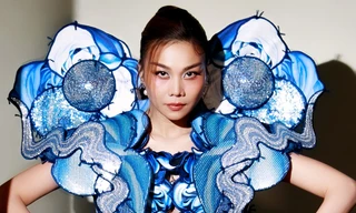 ‘Chị đại làng mẫu’ Thanh Hằng diện bộ trang phục ‘làm khó’ nhiều người nhưng trình diễn vedette cực thần thái