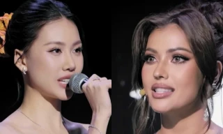 Á hậu đẳng cấp quốc tế Anntonia Porsild hết lời khen ngợi một 'mỹ nhân' Việt, dù trước đây cả hai từng là 'đối thủ'