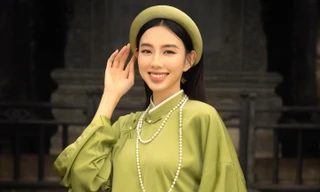Hoa hậu Thùy Tiên: 'Phụ nữ Việt đẹp nhất khi mặc trang phục truyền thống'