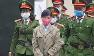 Ảnh: Bị cáo Kim Anh tại toà. Ảnh: Nhất Long