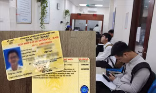 Tất cả bằng lái xe máy bìa giấy được đề xuất đổi sang vật liệu PET