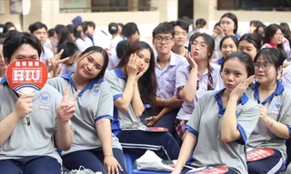 Học sinh lớp 12 ở TPHCM trong một buổi ngoại khóa của trường ảnh: Nguyễn Dũng 