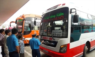 Nhiều xe khách vi phạm tốc độ cả nghìn lần nhưng nhiều tháng sau mới được xử lý Ảnh: Anh Trọng 