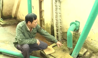 Đường ống dẫn nước lâu ngày không sử dụng đã bị hư hỏng