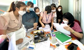 Doanh nghiệp ở Bình Dương tuyển lao động sau khi tìm được đơn hàng ảnh: H.C