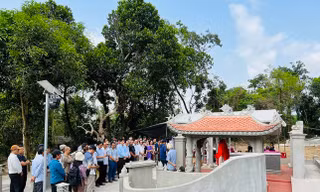 Buổi lễ khánh thành bi minh Thày Nguyễn Đình Thảng 