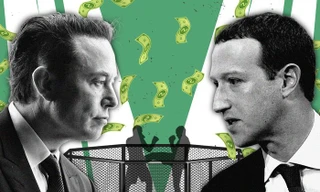 Ông chủ xe điện Tesla và mạng xã hội Twitter Elon Musk (trái) và người đồng sáng lập Facebook Mark Zuckerberg tuyên bố sẽ đấu võ trong lồng sắtẢnh: Getty Images