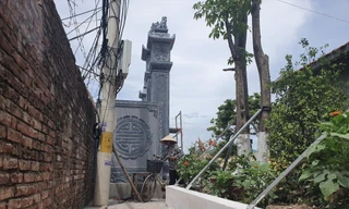 Xây dựng cảnh quan đình làng bịt lối đi lại của người dân