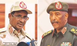 Binh lính Sudan trung thành với tư lệnh quân đội Abdel Fattah al-Burhan Ảnh: Getty