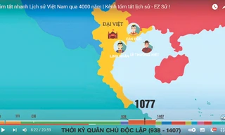 Video nói về lịch sử hút hàng triệu view trên kênh EZ Sử