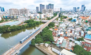 Dự án metro số 1 TPHCM sẽ vận hành thương mại vào cuối năm nay Ảnh: Duy Anh