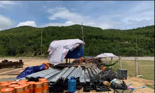 Chủ đầu tư dự án đã di dời thiết bị đi nơi khác nhưng vẫn chưa trả lại mặt bằng đã đào bới