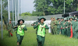 Sinh viên Trường ĐH Mở Hà Nội tại cơ sở Hưng Yên. Ảnh: NTCC