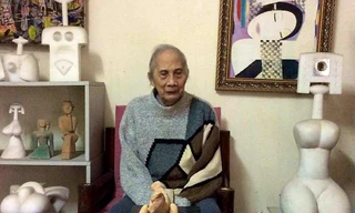 Nhà điêu khắc Lê Công Thành Ảnh: Tư liệu gia đình