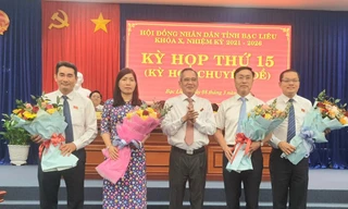 Bạc Liêu bầu bổ sung 2 phó chủ tịch UBND tỉnh