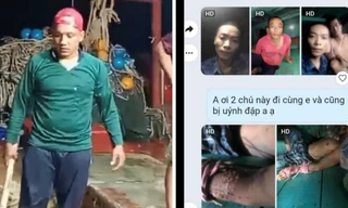 Xuất hiện clip 4 ngư dân bị đánh trên tàu cá