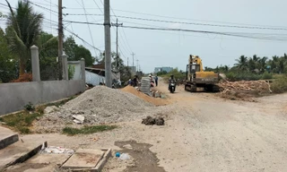 Bạc Liêu: Tuyến đường thi công ‘ì ạch’ hơn 3 năm chưa xong, 2 lần xử phạt nhà thầu 