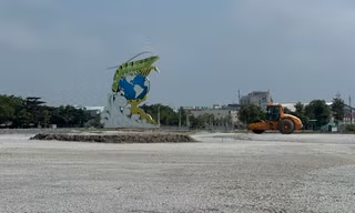 Quảng trường có biểu tượng con tôm 22 tỷ ở Cà Mau tăng vốn thêm 43 tỷ đồng