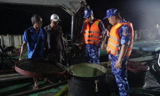 Bắt tàu vận chuyển 480.000 lít dầu D.O trên biển Tây Nam