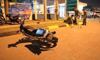 Hiện trường tai nạn.