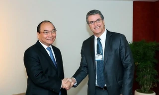 Thủ tướng tiếp Tổng Giám đốc WTO Roberto Azevedo. Ảnh: VGP