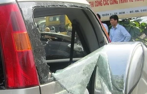 Tai nạn liên hoàn, nhiều ôtô hư hỏng nặng