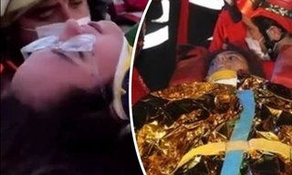 Nữ sinh 14 tuổi sống sót kỳ diệu, sau 58 giờ nằm dưới đống đổ nát do động đất 7 độ Richter