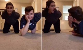 Thử thách thăng bằng trên TikTok: Con gái làm ngon ơ nhưng con trai bó tay chịu thua, bạn thì sao?