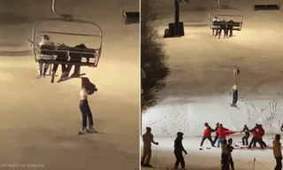 Ác mộng trên cáp treo: Cô gái 14 tuổi rơi khỏi ghế cáp, treo mình lơ lửng giữa không trung