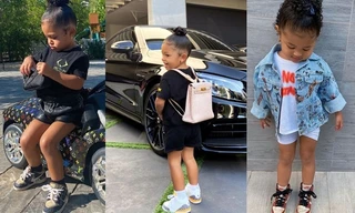 Con gái Stormi của Kylie Jenner đâu chỉ có ba lô Hermès, còn có cả tủ đồ hiệu tiền tỷ này