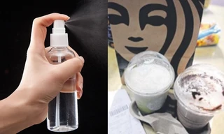 Thấy khách hàng ho đúng hai tiếng, nhân viên quán cà phê xịt ngay nước diệt khuẩn vào mặt khách