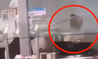 Phẫn nộ với clip nhân viên trường ĐH nhúng cây lau nhà vào chảo nấu thức ăn cho sinh viên