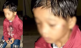 Cậu bé 8 tuổi bị bỏ ở trạm xăng, tay cầm tờ giấy ghi: “Con rất hư, hãy tự lo cho mình đi”