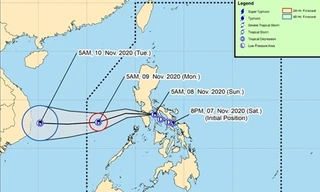 Chưa kịp thở phào vì bão số 11 suy yếu, đã thấy áp thấp Tonyo có thể mạnh thành bão số 12